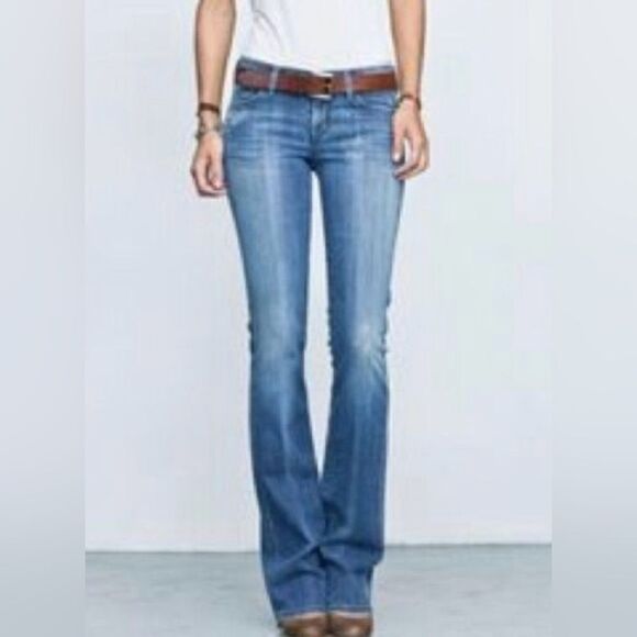 Citizens of Humanity Jeans Ingrid # 002 Low Waist Flare Stretch size 28 (5-6) - Picture 2 of 10